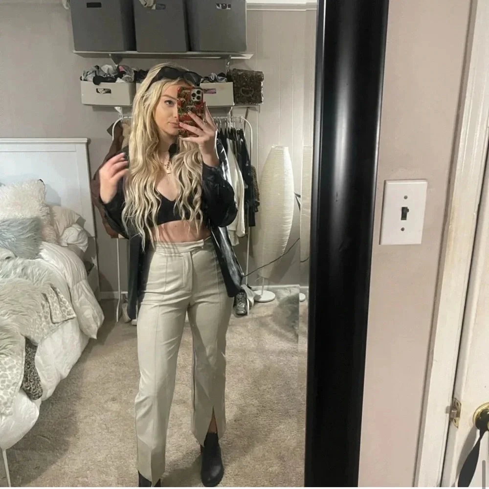 LEATHER PANTS - Picture 5 of 13